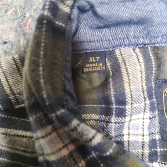 Jacks MFG Heritage Flannel Shirt Men's Size XLT Heavy Shacket - Picture 3 of 3